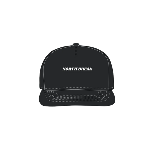 Black front flat lay