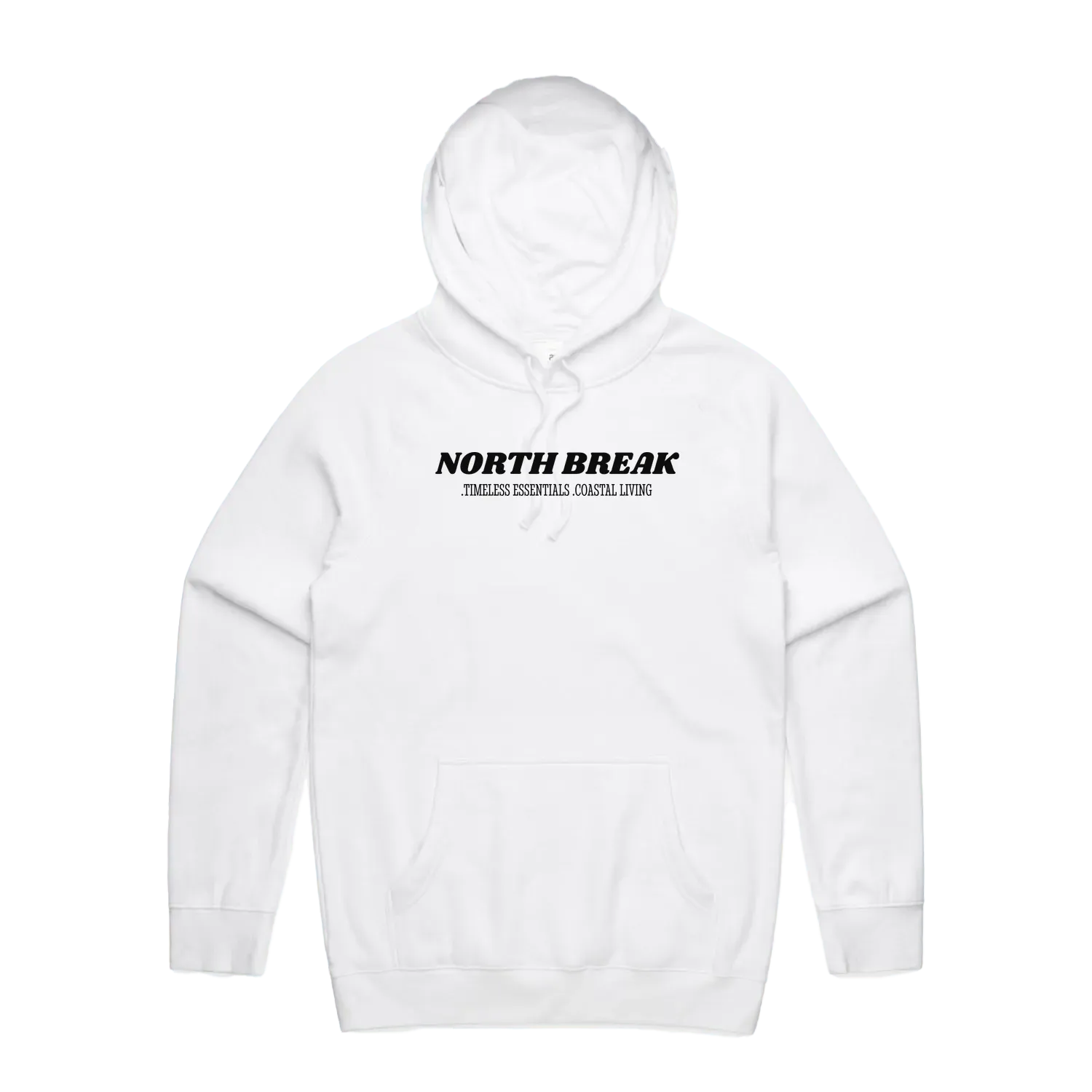 White front flat lay